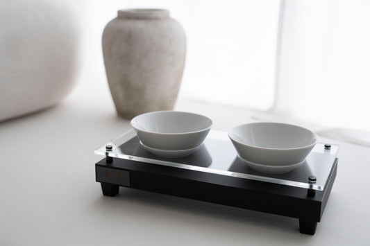 Dog Bowl Station Black Small